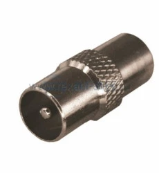 Переходник штекер TV – штекер TV (05-2302)  (REXANT)