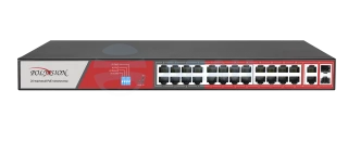 Коммутатор PoE PND-24P-2G1F Ultra (Polyvision)