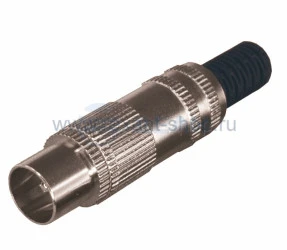 TV-разъем штекер никелированный без пайки (05-2012)  (REXANT)